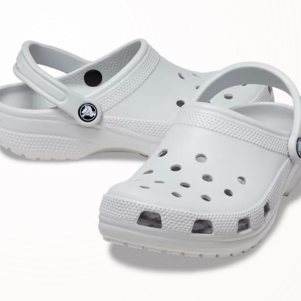 CROCS Men’s  Gray Classic Clog Sandals